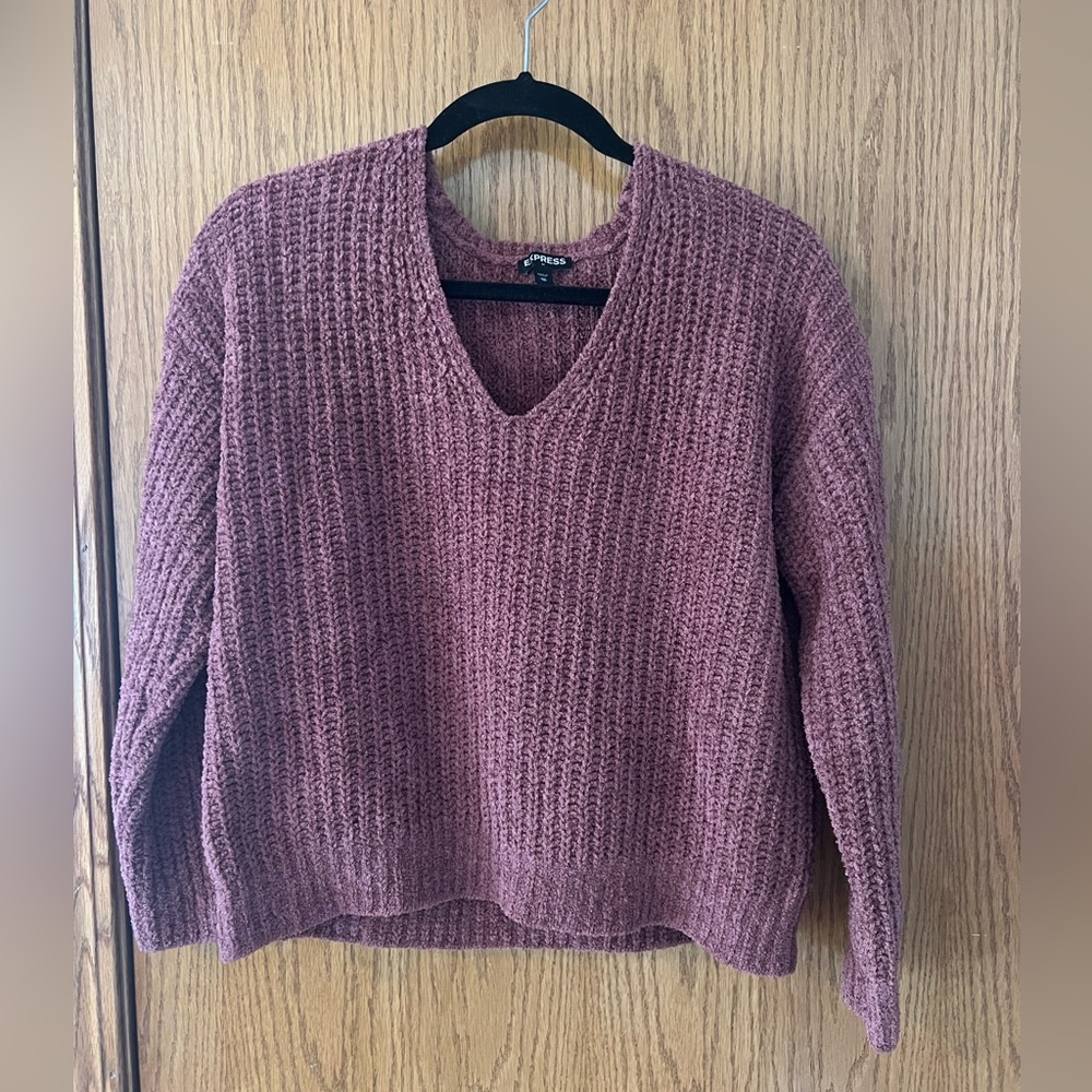 Express V Neck Knitwear Sweater
